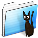 Cat Folder Stripe Icon
